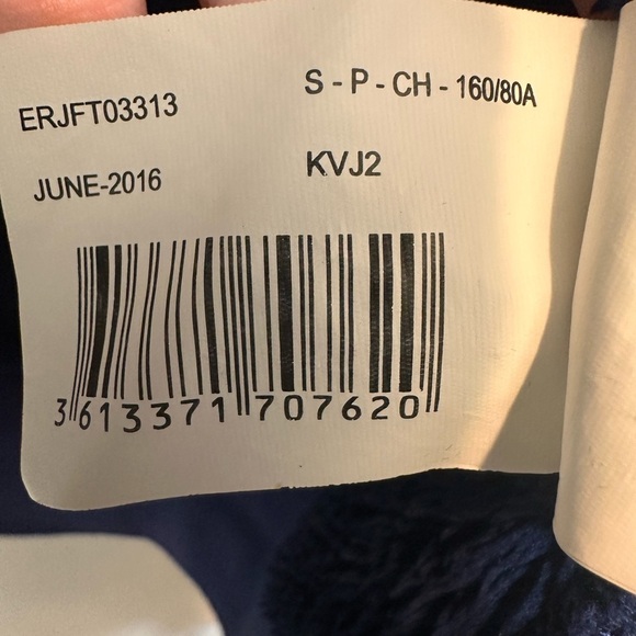 Roxy blue Frost printed floral full zip hooded Sherpa lined sweatshirt - Picture 7 of 7